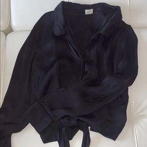 Aritzia silk blouse